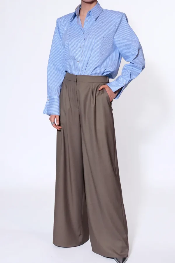 AGGI Spodnie Ophelie Brown Melange^ Spodnie | Garnitury