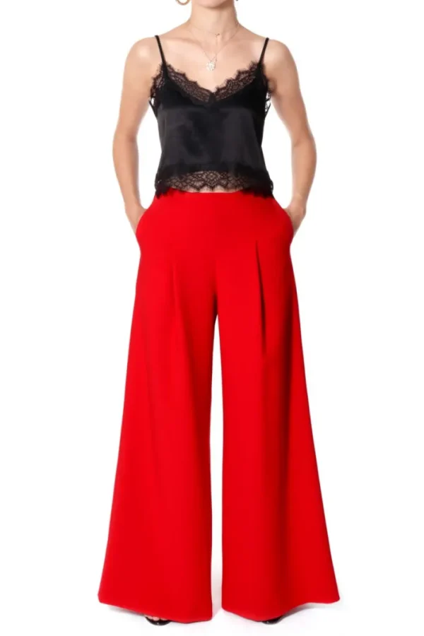 AGGI Spodnie Rebecca True Red^ Spodnie | Garnitury