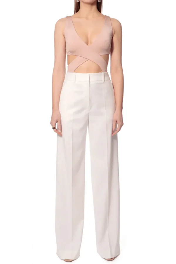 AGGI Spodnie Suzie Aesthetic White^ Spodnie | Garnitury