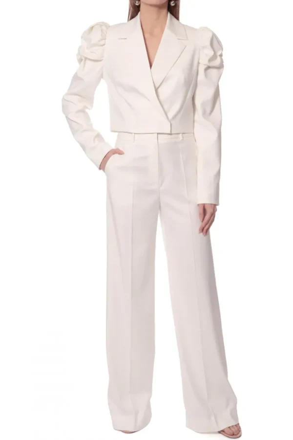 AGGI Spodnie Suzie Aesthetic White^ Spodnie | Garnitury