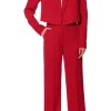 AGGI Spodnie Suzie Ribbon Red^ Spodnie | Garnitury