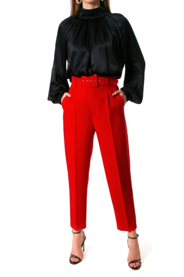 AGGI Spodnie Tracey True Red^ Spodnie | Garnitury