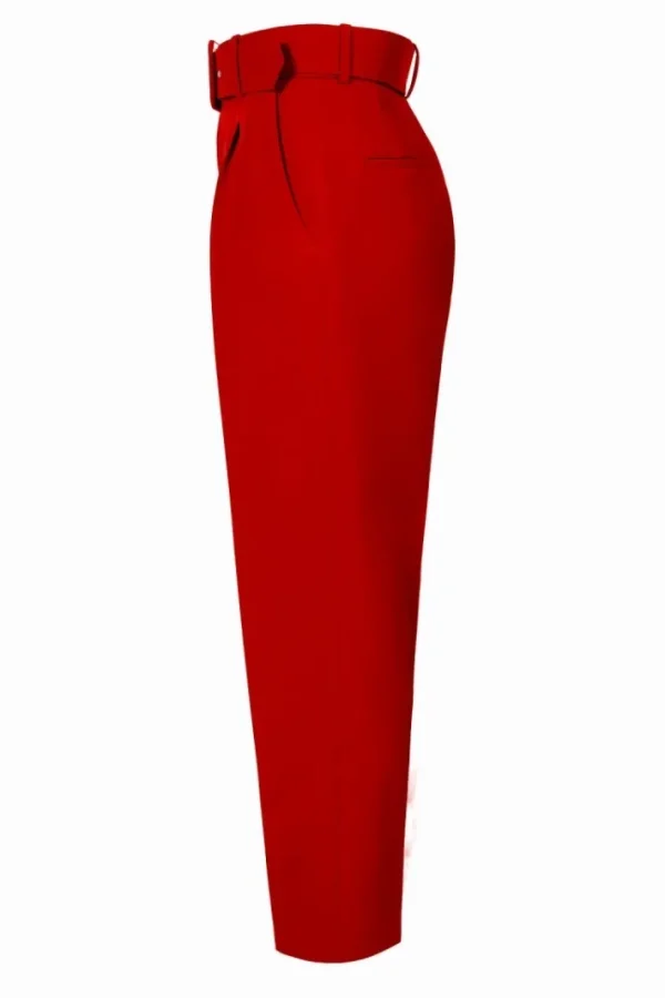 AGGI Spodnie Tracey True Red^ Spodnie | Garnitury