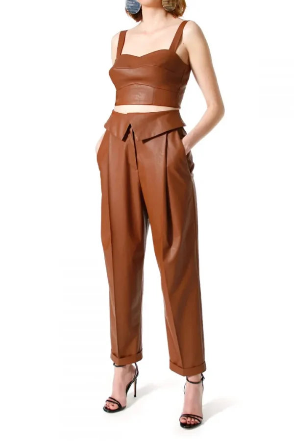AGGI Spodnie Xenia Raw Umber^ Spodnie