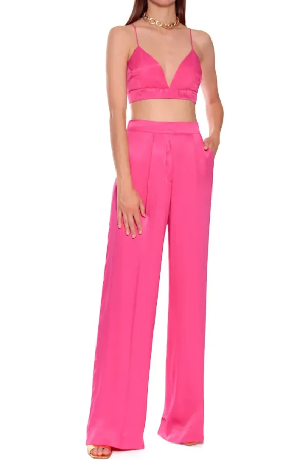 AGGI Stanik Asha Satin Barbie Pink^ Garnitury | Bluzki & Topy & Gorsety