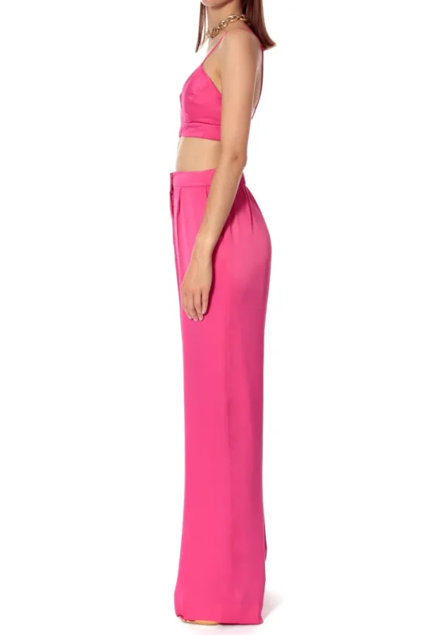 AGGI Stanik Asha Satin Barbie Pink^ Garnitury | Bluzki & Topy & Gorsety