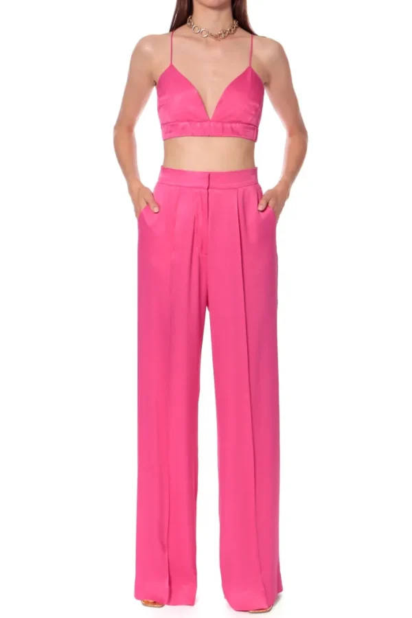 AGGI Stanik Asha Satin Barbie Pink^ Garnitury | Bluzki & Topy & Gorsety