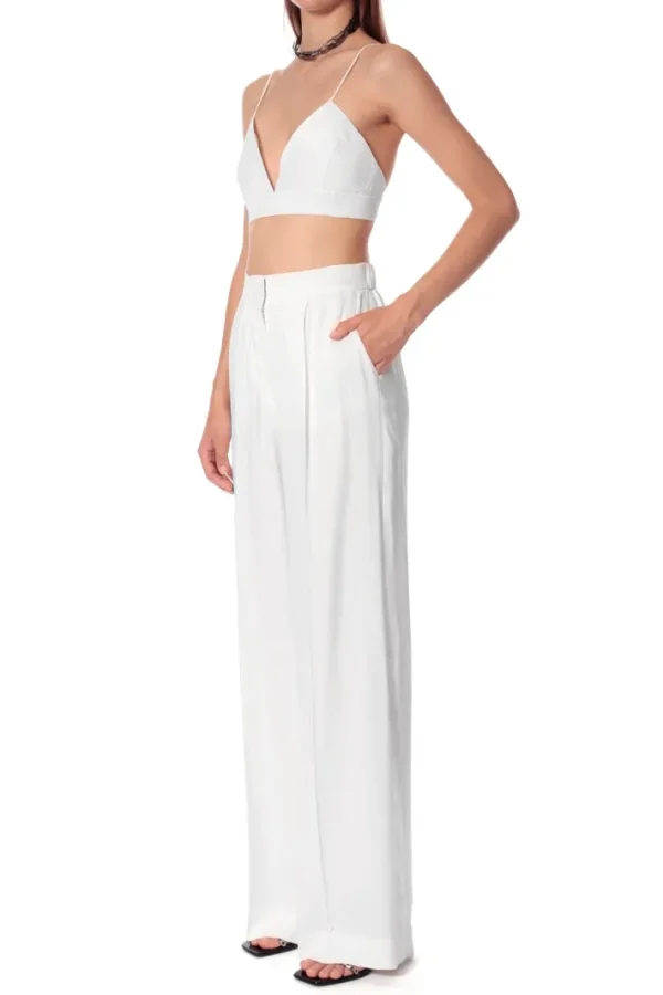AGGI Stanik Asha Satin Bright White^ Bluzki & Topy & Gorsety | Garnitury