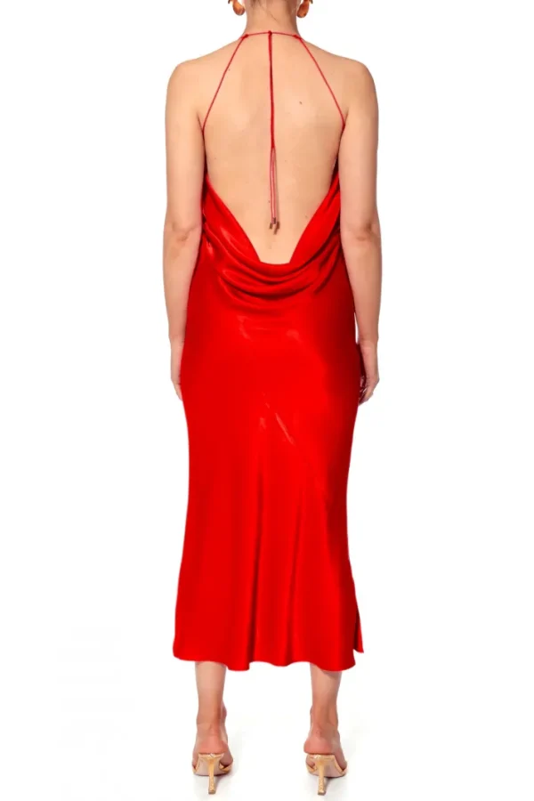 AGGI Sukienka Aurelia Satin Red^ Sukienki | Love, Love
