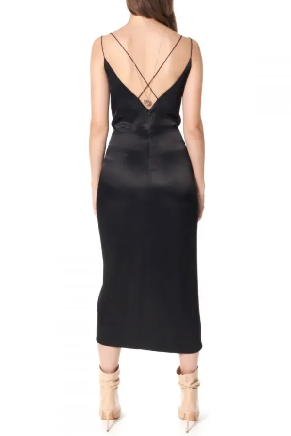 AGGI Sukienka Ava Glossy Black^ Sukienki