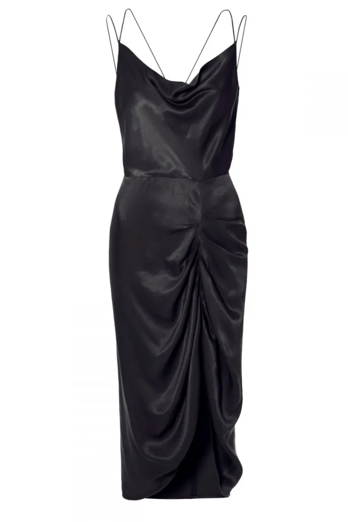 sukienka_ava_glossy_black_3.webp AGGI Sukienka Ava Glossy Black^ Sukienki