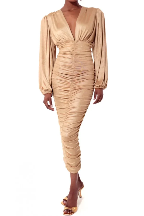AGGI Sukienka Gloria Gold^ Sukienki | Love, Love