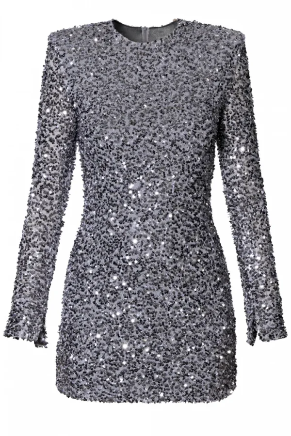 AGGI Sukienka Jackie Grey Sparkle^ Sukienki