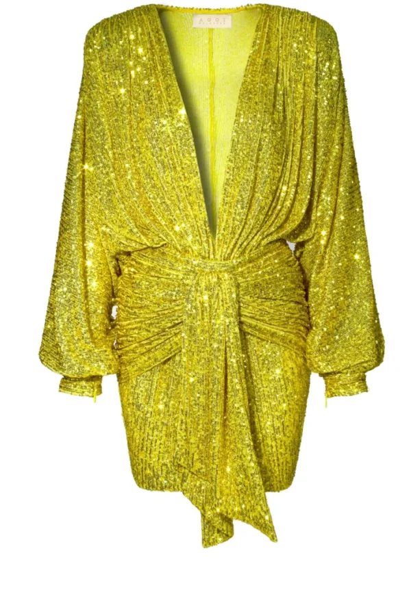 AGGI Sukienka Kaia Bright Lime^ Sukienki