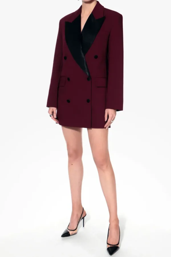 AGGI Sukienka Marynarka Morgana Burgundy and Black^ Marynarki | Sukienki
