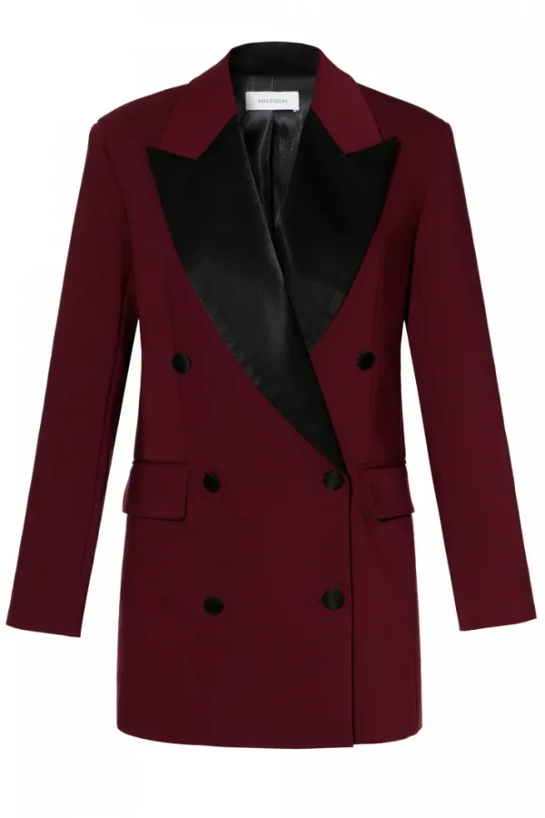 AGGI Sukienka Marynarka Morgana Burgundy and Black^ Marynarki | Sukienki