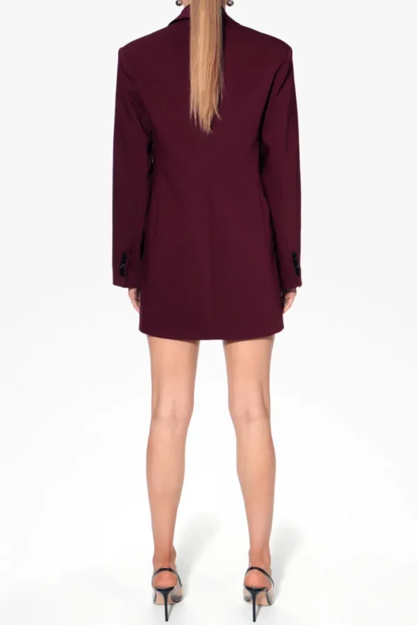 AGGI Sukienka Marynarka Morgana Burgundy and Black^ Marynarki | Sukienki