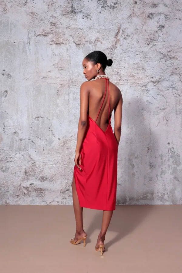 AGGI Sukienka Midi Kim Red^ Sukienki | Love, Love