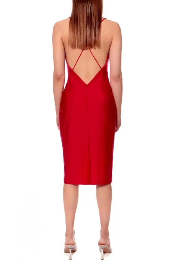 AGGI Sukienka Midi Kim Red^ Sukienki | Love, Love