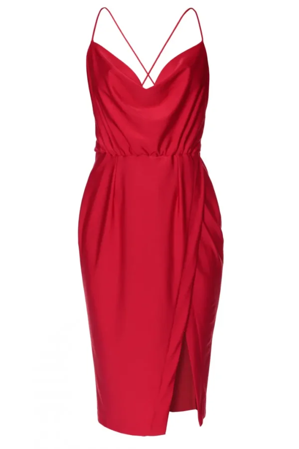 AGGI Sukienka Midi Kim Red^ Sukienki | Love, Love