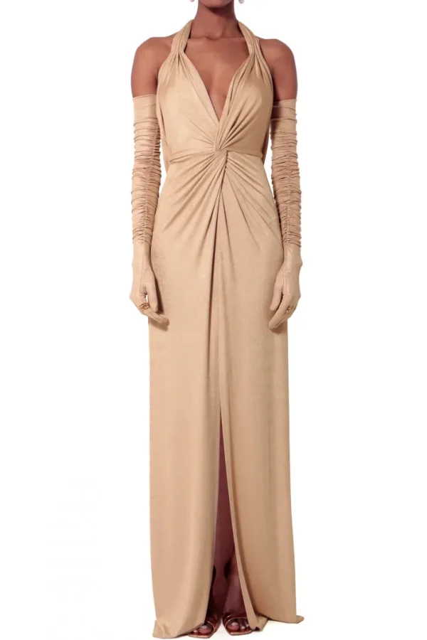 AGGI Sukienka Paula Pearl Gold^ Sukienki | Love, Love