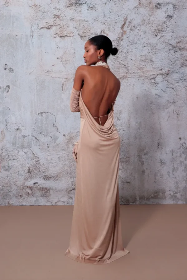 AGGI Sukienka Paula Pearl Gold^ Sukienki | Love, Love