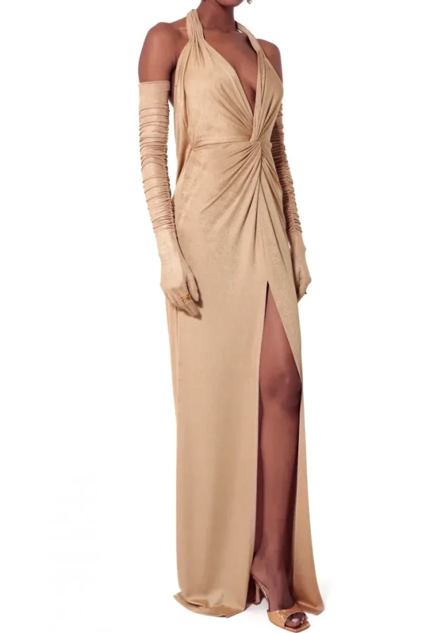AGGI Sukienka Paula Pearl Gold^ Sukienki | Love, Love