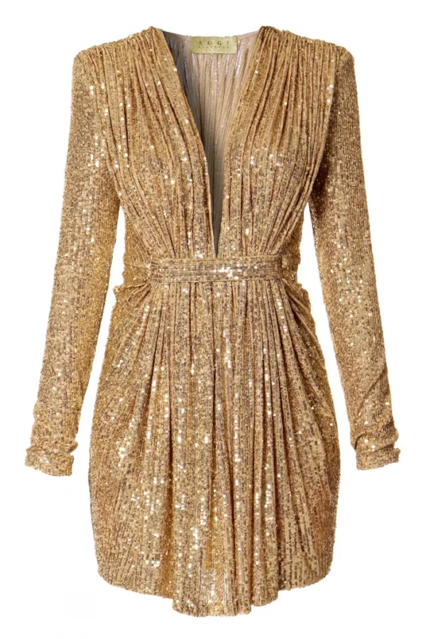 AGGI Sukienka Roxie Gold Diamond^ Sukienki
