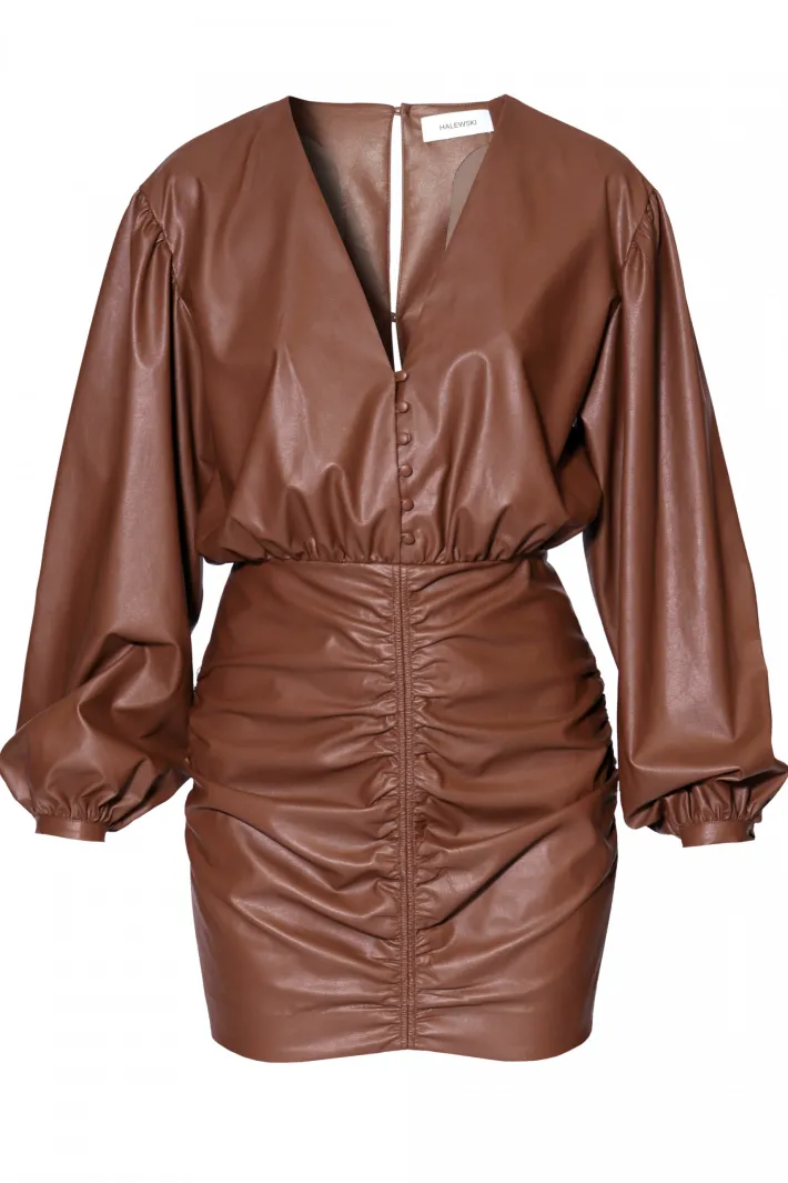 sukienka_trudy_orange_bro_1.webp AGGI Sukienka Trudy Orange Brown^ Sukienki