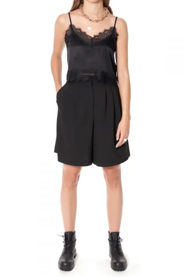 AGGI Szorty Billie Neutral Black^ Spodnie | Garnitury
