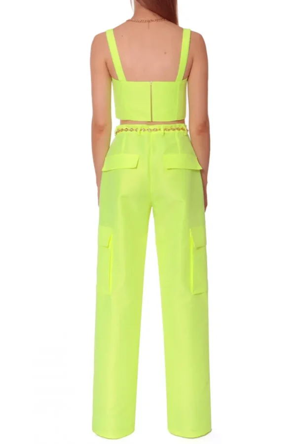 AGGI Top Elly Laser Yellow^ Bluzki & Topy & Gorsety