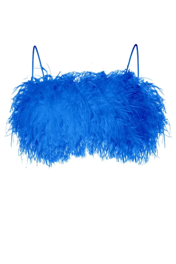 AGGI Top Love Brillant Blue^ Bluzki & Topy & Gorsety