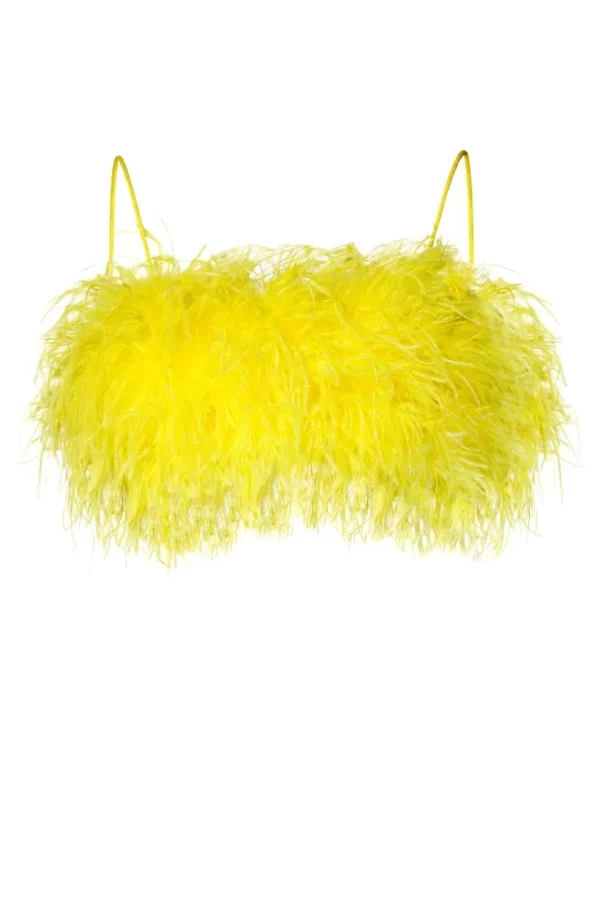 AGGI Top Love Super Yellow^ Bluzki & Topy & Gorsety